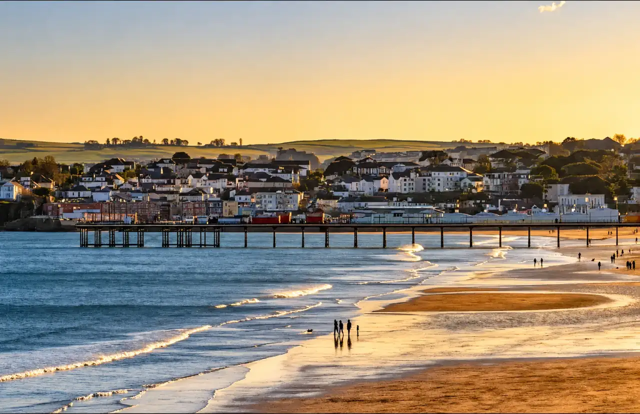 Paignton Beach near Hotel Bonair